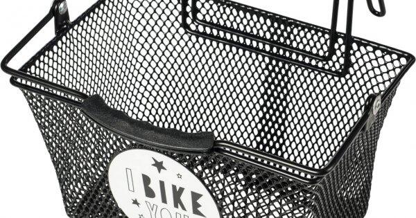 Basil Tivoli - panier à vélo pour enfants - avant ou arrière - noir 2/3