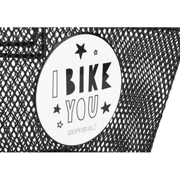 Basil panier de vélo pour enfants Tivolo 16 x 22 cm acier noir