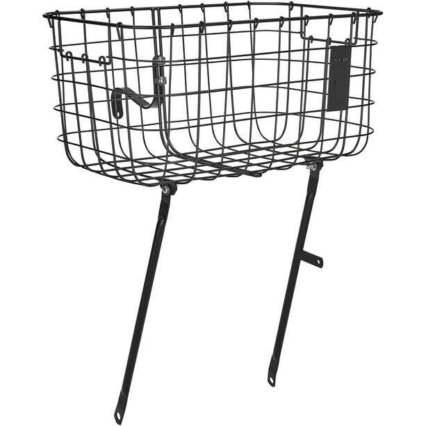 Steel mesh front bicycle basket with supports Basil Robin