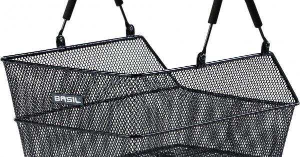 Basil Cento MIK panier arrière pour vélo, acier, noir mat 3/3