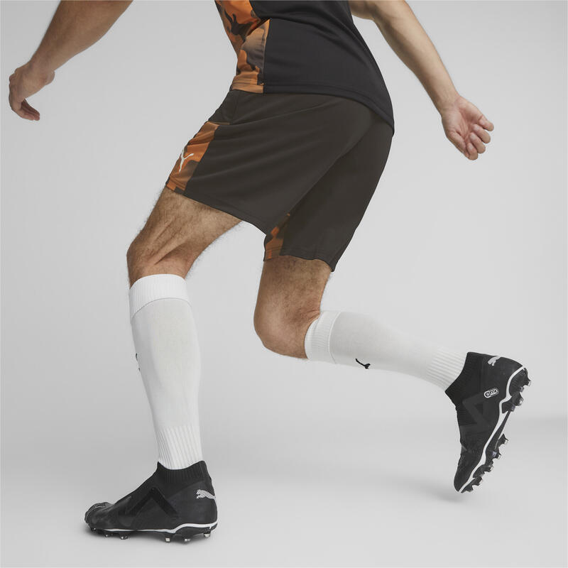 Shorts OM de training de fútbol PUMA Black Rickie Orange