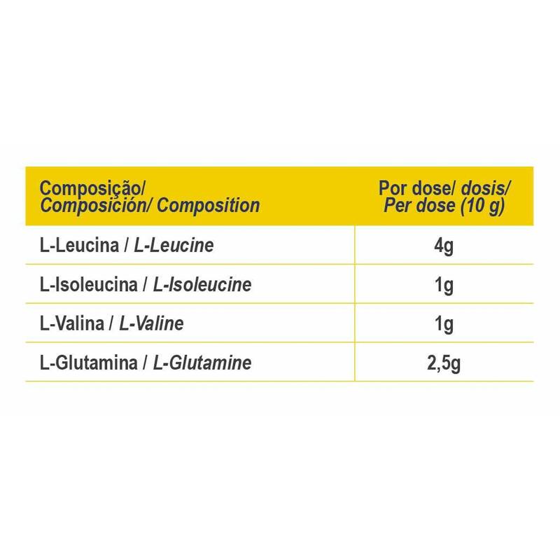 Aminoacizi BCAA & glutamina, GoldNutrition BCAA & Glutamine, lamaie, 300g