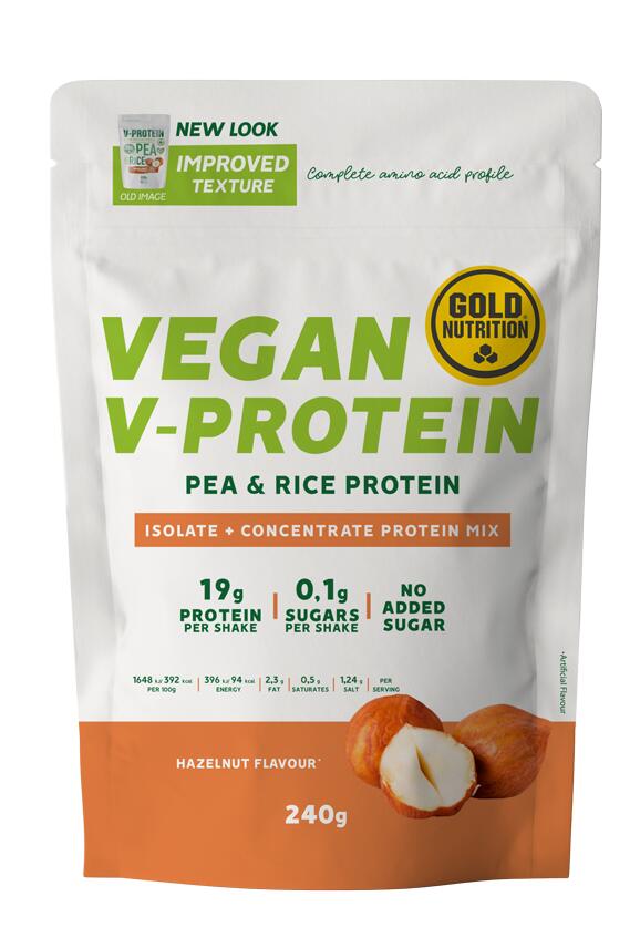 Proteína vegetariana v-protein avelã - 240 g