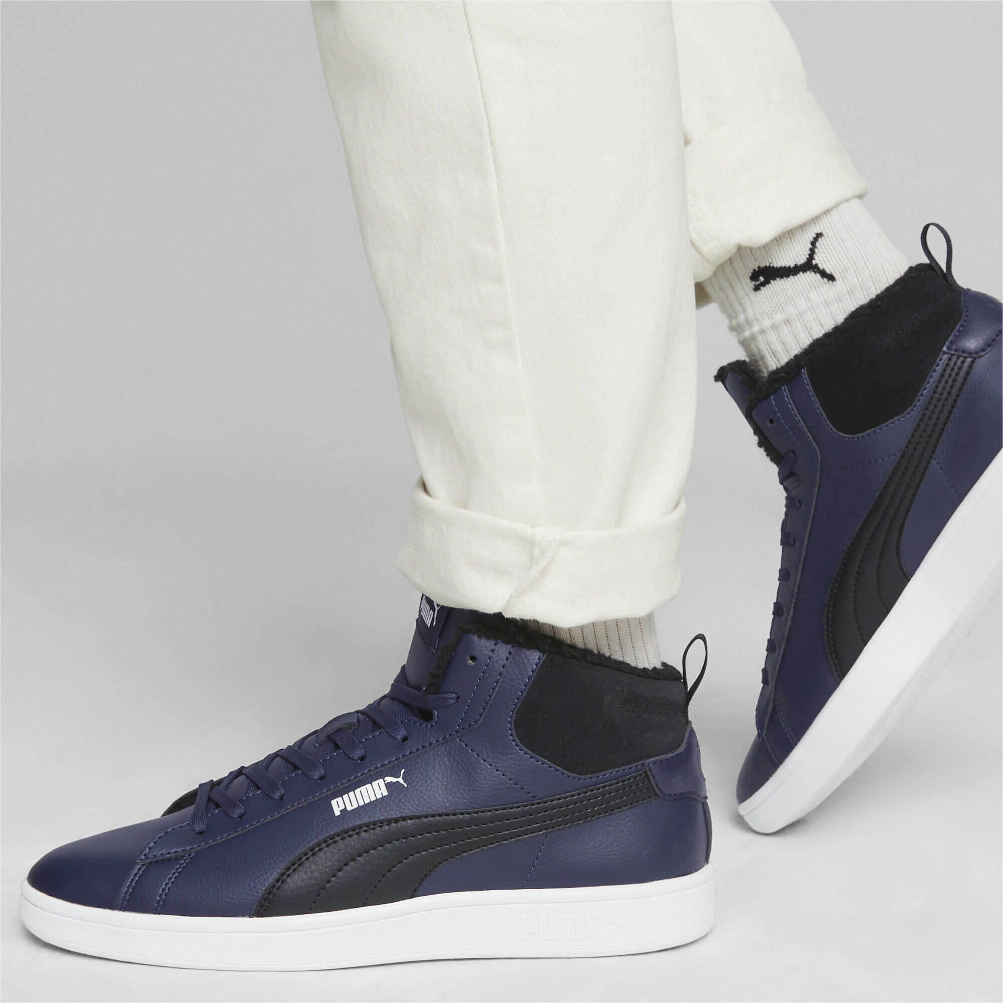 Buty lifestyle męskie Puma Smash 3.0 Mid WTR 392335 04 2/7