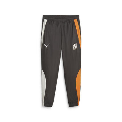 Pantalon d'avant-match 23/24 Olympique de Marseille PUMA Black Flat Dark Gray