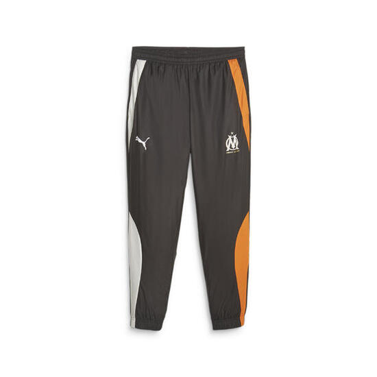Pantalon d'avant-match 23/24 Olympique de Marseille PUMA Black Flat Dark Gray
