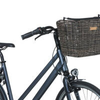 Przedni kosz rowerowy Bremen „Rattan Look BE/KF naturalny”