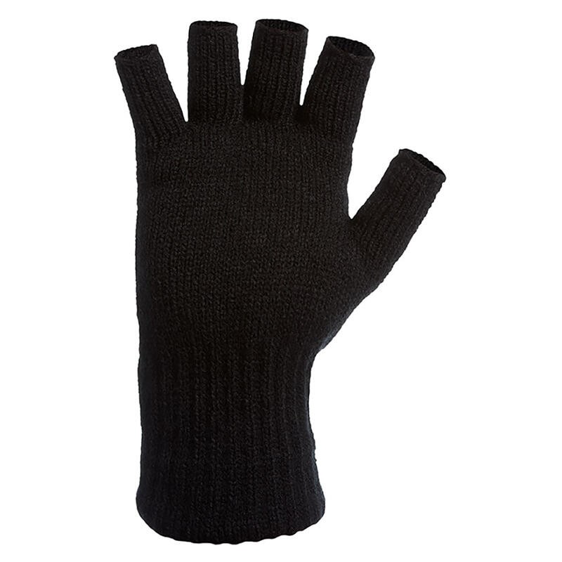Vingerloze thermo handschoenen heren - Zwart - 1-Paar - Handschoenen heren