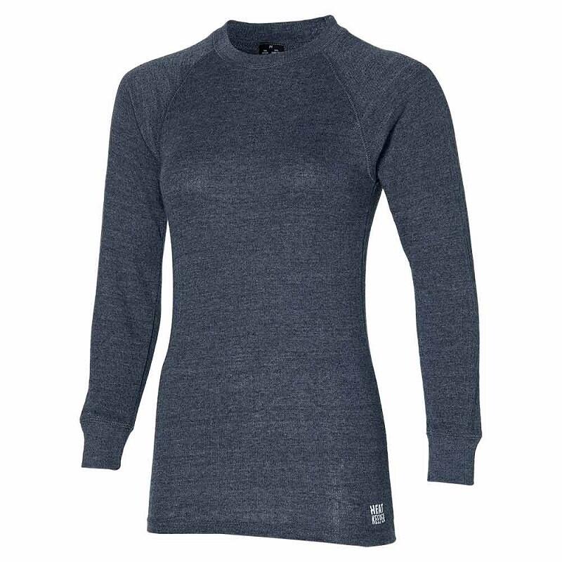 Heatkeeper - Thermoshirt dames - Antraciet melange - L - 1-Stuk - Thermo shirt