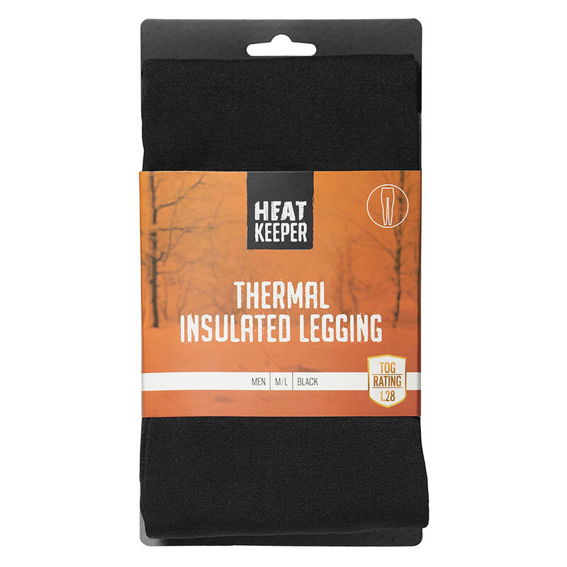 Heatkeeper thermo noir jambières thermo pour hommes 2-PACK