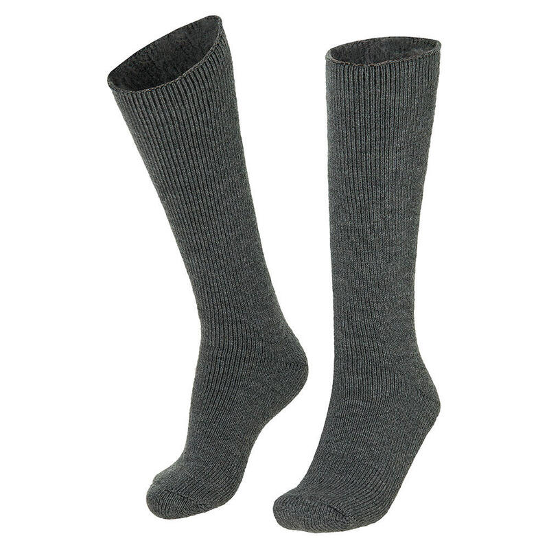 Heatkeeper chaussettes de genoux thermiques pour femmes anthracite 2-PACK