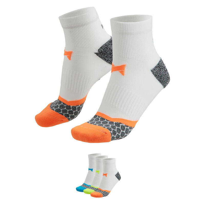 Xtreme Chaussettes de course mi-hauteur 6 paires Multicolore Blanc