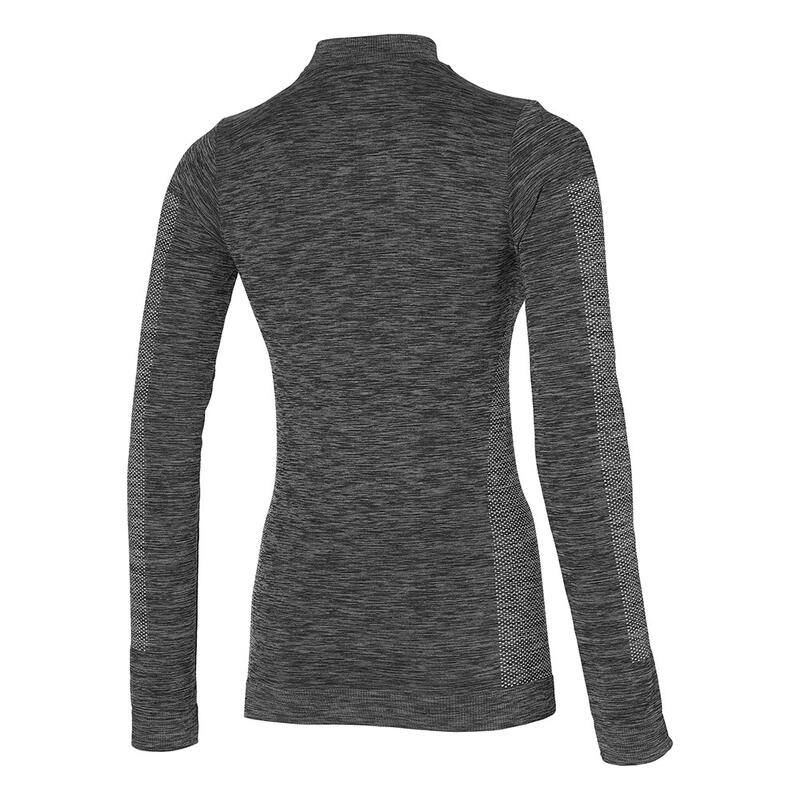 Heatkeeper - Thermoshirt dames - Zwart melange - XL - 1-Stuk - Thermo shirt