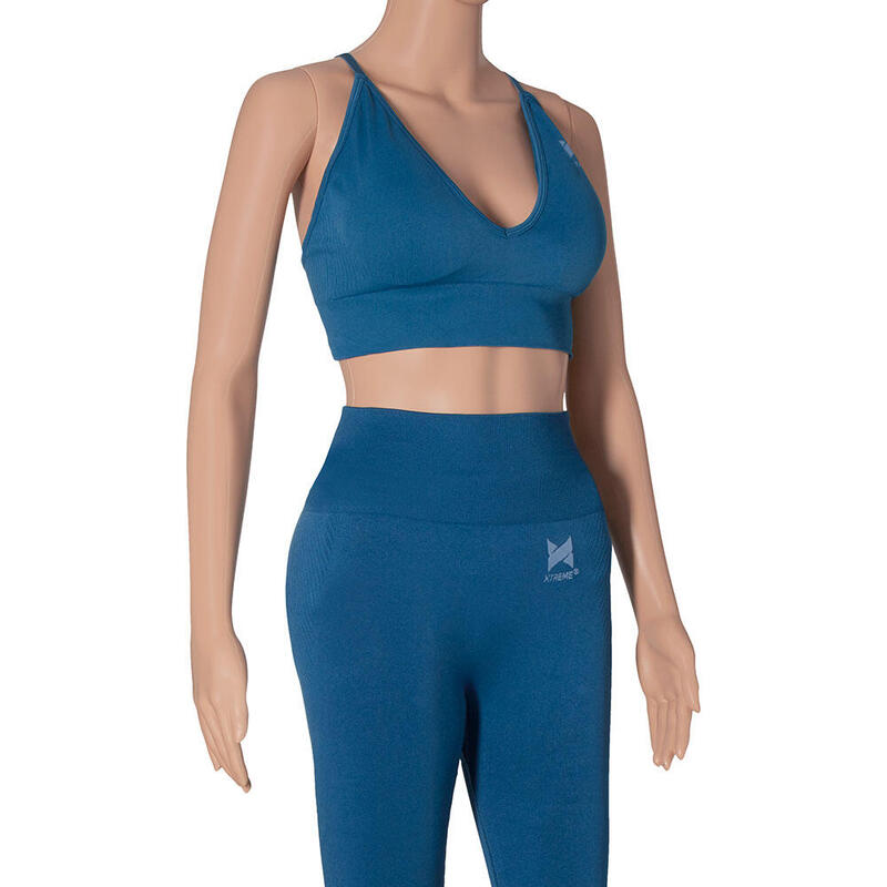 Xtreme - Sport bh dames - Blauw - L - 1-Stuk - Sport bh's