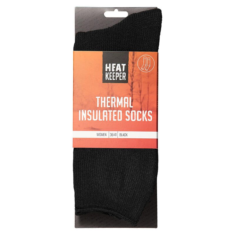 HeatKeeper Thermosocken Damen schwarz (4-PACK)