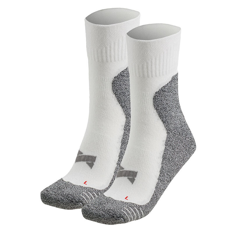 Xtreme - Chaussettes de sport mi-hautes - Unisexe - Paquet de 4 - Blanc -