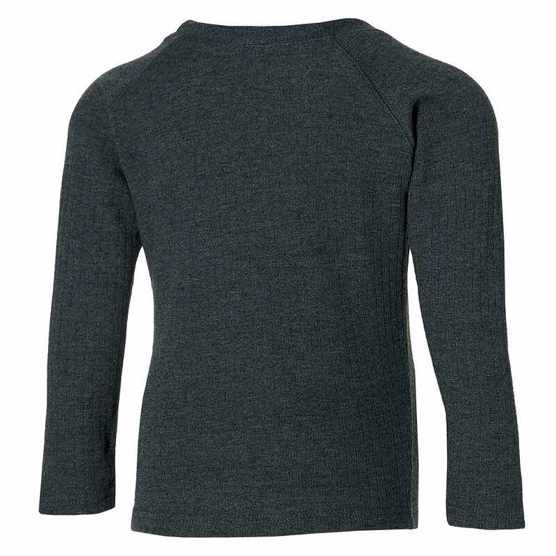 Heatkeeper - Thermoshirt Kinder - Anthrazit meliert - 116/122 - 1-teilig -