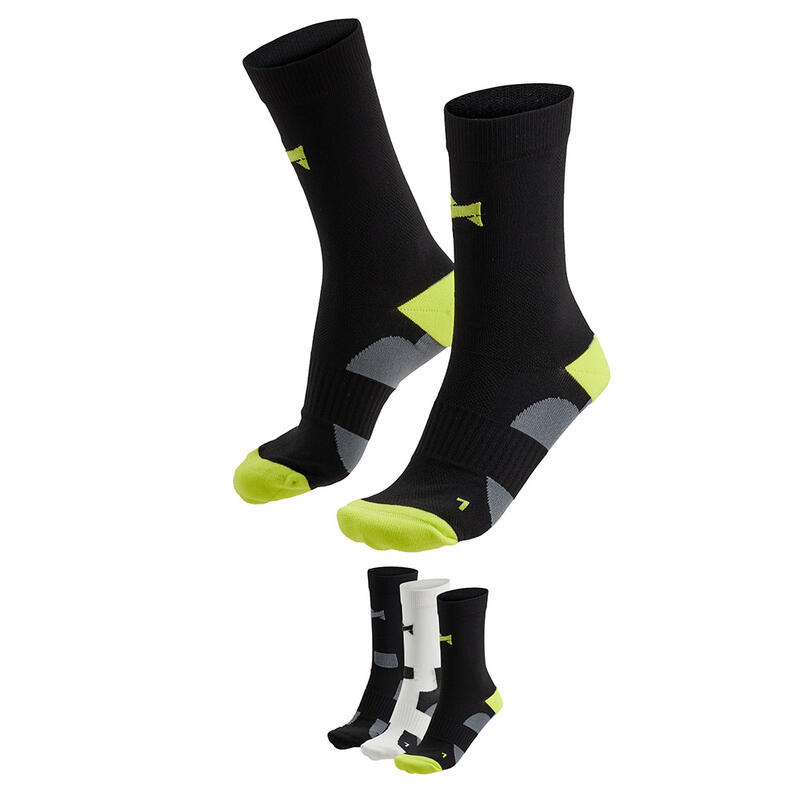 Chaussettes de cyclisme Xtreme noires 3 paires