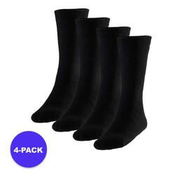 Thermo sokken heren - 4-Paar - Zwart - Hoge dichtheid