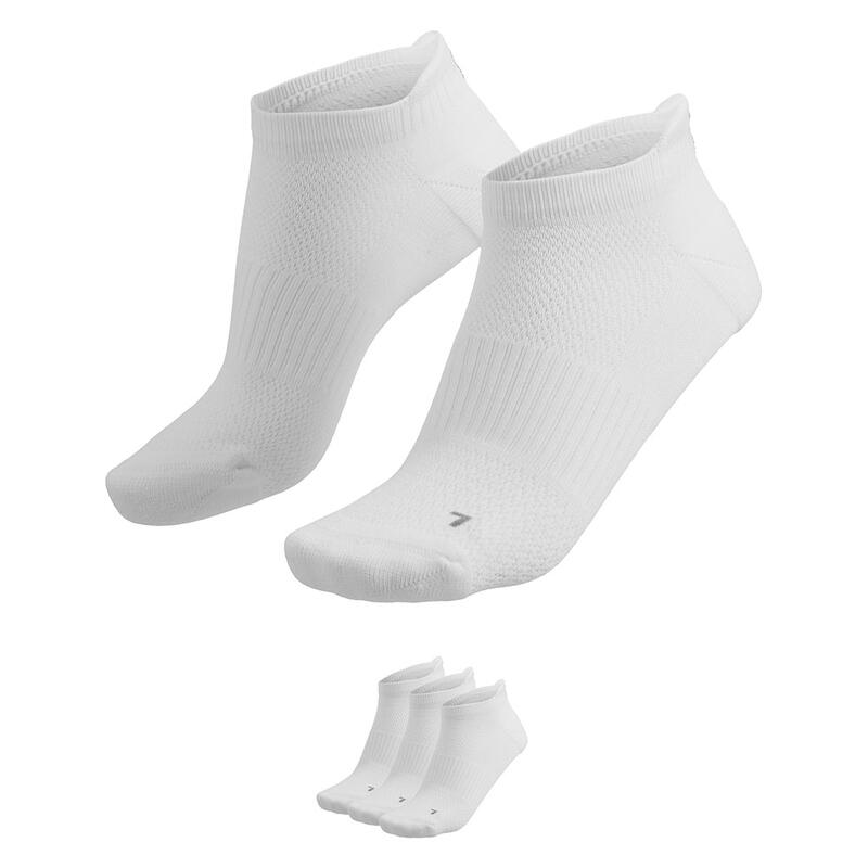 Xtreme - Fitness sneaker sokken - Unisex - Wit - 35/38 - 3-Paar - Sneaker sokken