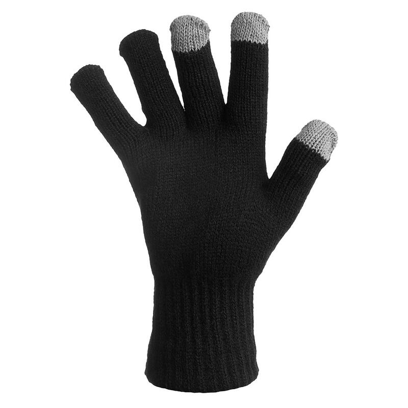 Thermo handschoenen heren met I-touch - Zwart - 1-Paar - Handschoenen
