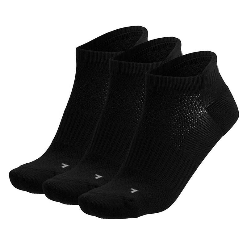 Xtreme - Fitness sneaker sokken - Unisex - Zwart - 45/47 - 3-Paar - Sneaker