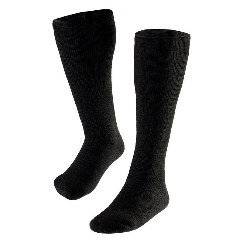 Heatkeeper hommes chaussettes thermo genoux noir 2-PACK