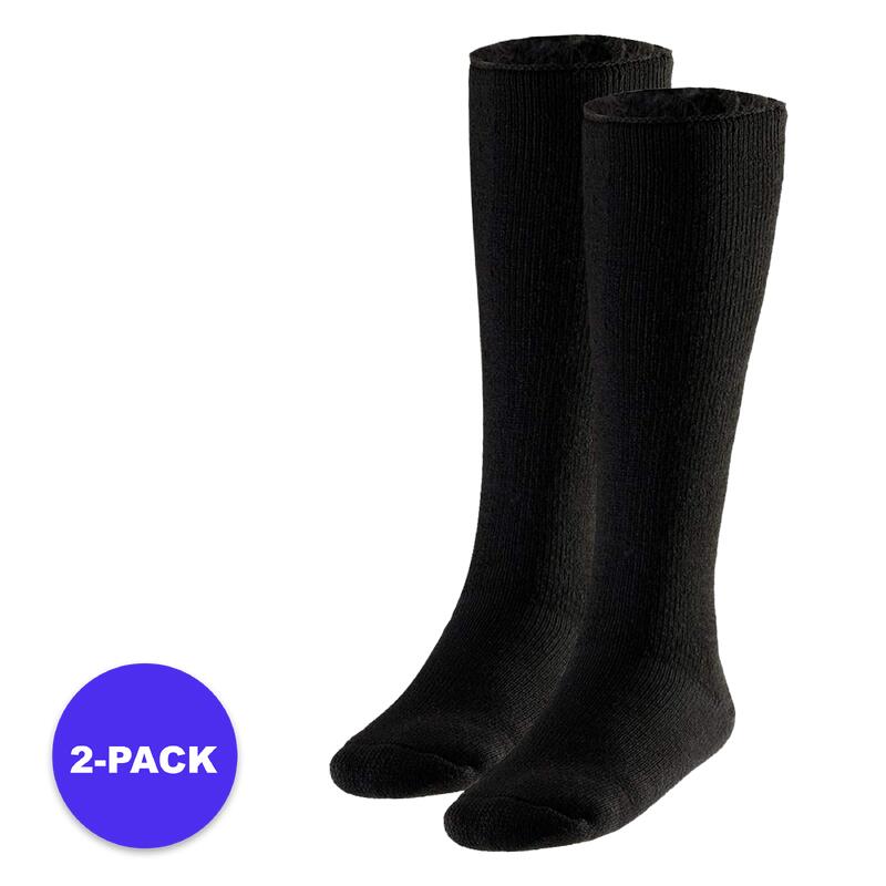 Heatkeeper hommes chaussettes thermo genoux noir 2-PACK