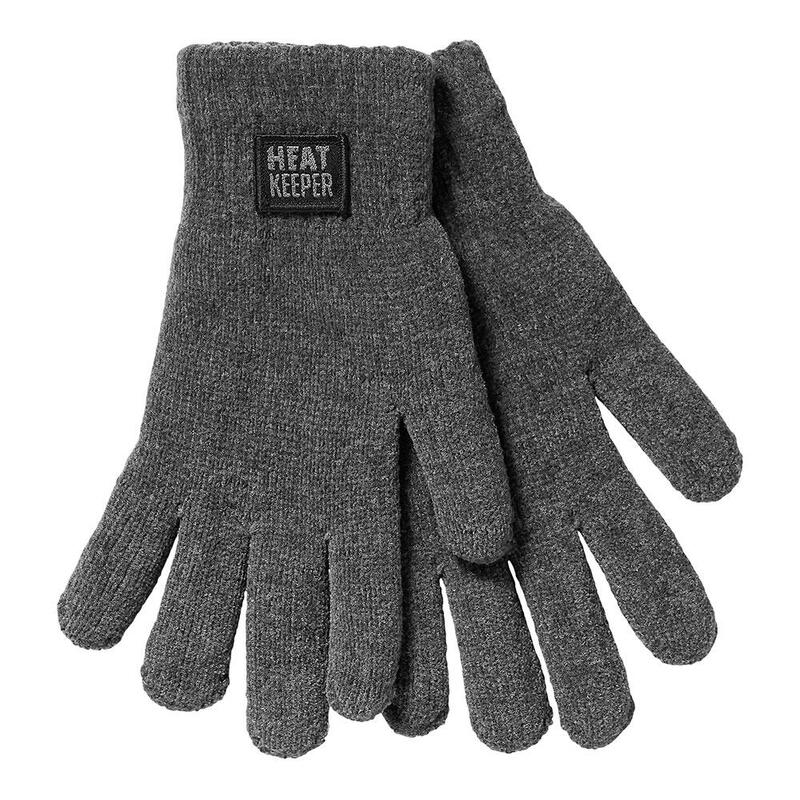 Heat Keeper Chenille gants thermiques pour femmes gris