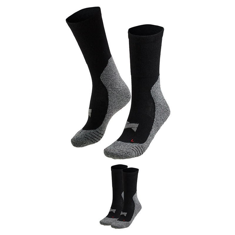 Xtreme - Hiking sokken Unisex - Multi zwart - 35/38 - 2-Paar - Wandelsokken