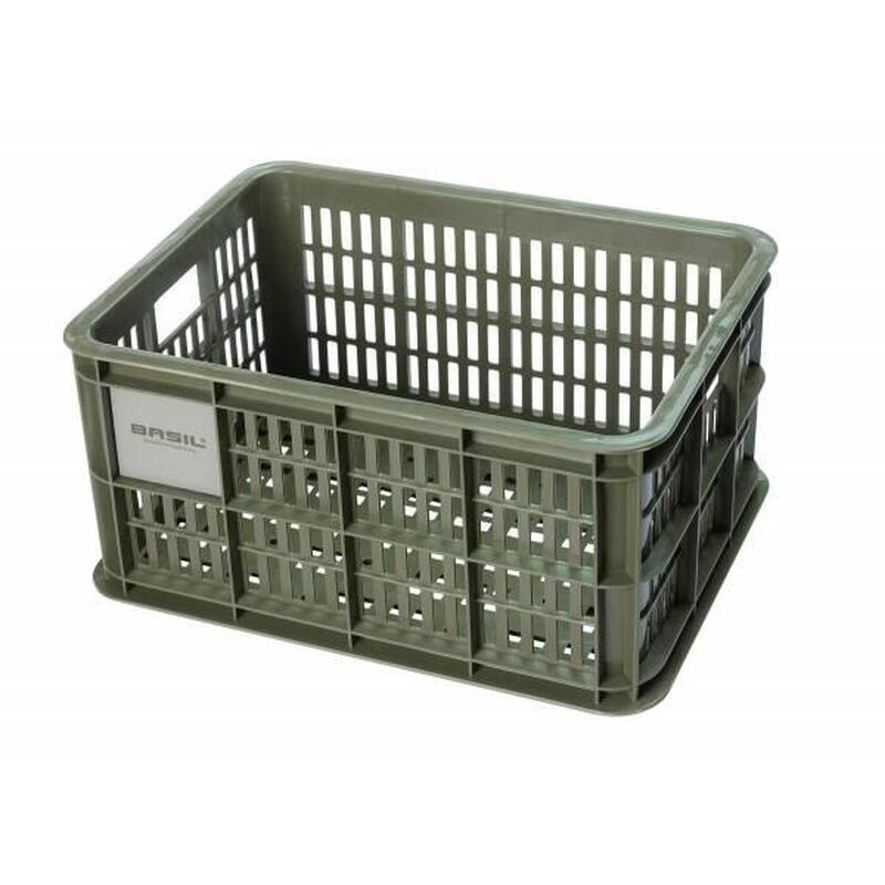 Fietskrat Crate Small 17,5 Liter 29 X 39 X 20 Cm - Moss Groen