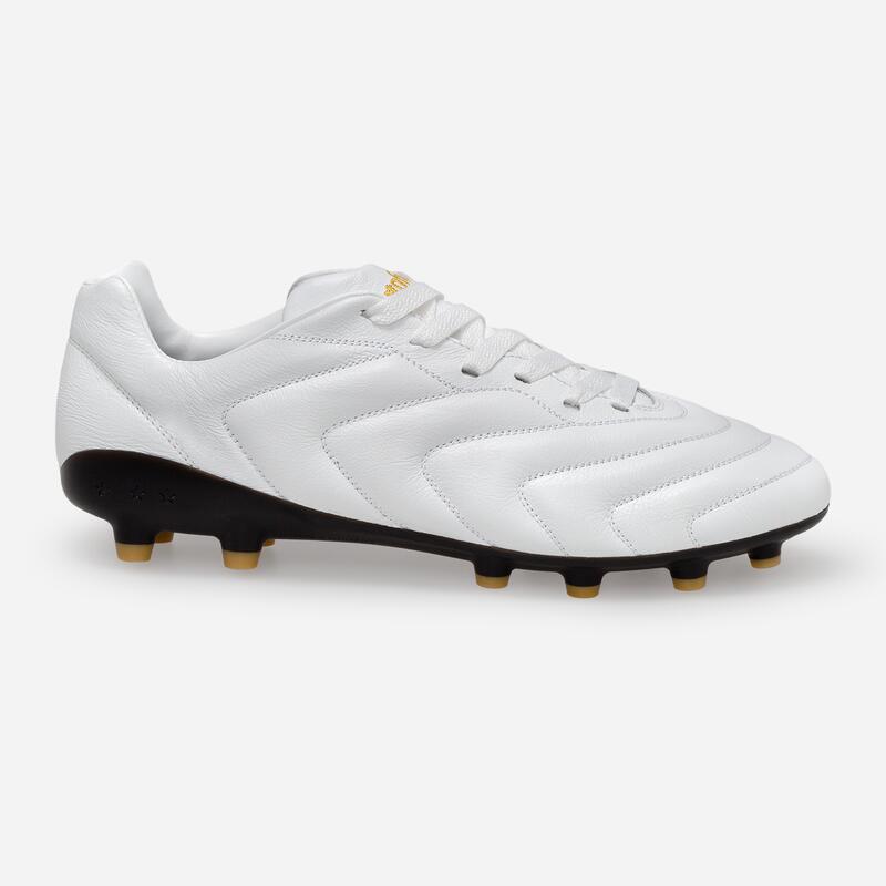 Scarpe calcio uomo SUPERLEGGERA 2.0 CANGURO bianco, suola PU CS nera