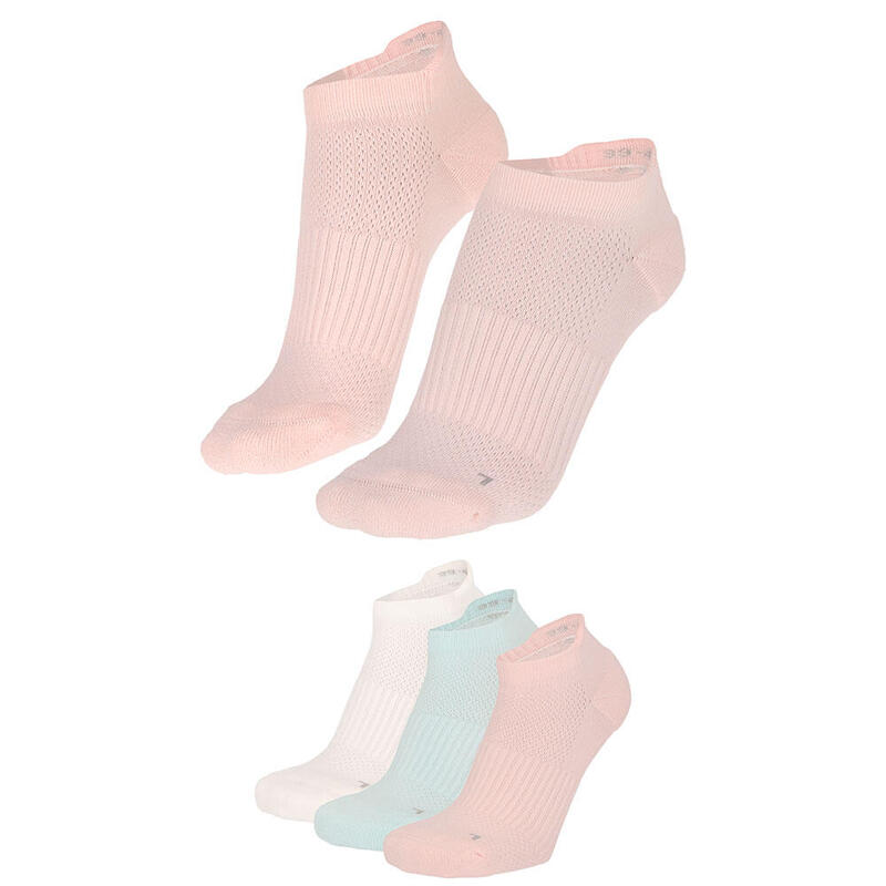 Xtreme – Fitness-Sneaker-Socken – 6er-Pack – Multi Pastell – 35/38 – Unisex –