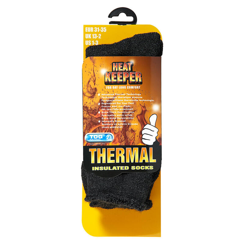 Heat Keeper Chaussettes thermiques pour enfants anthracite