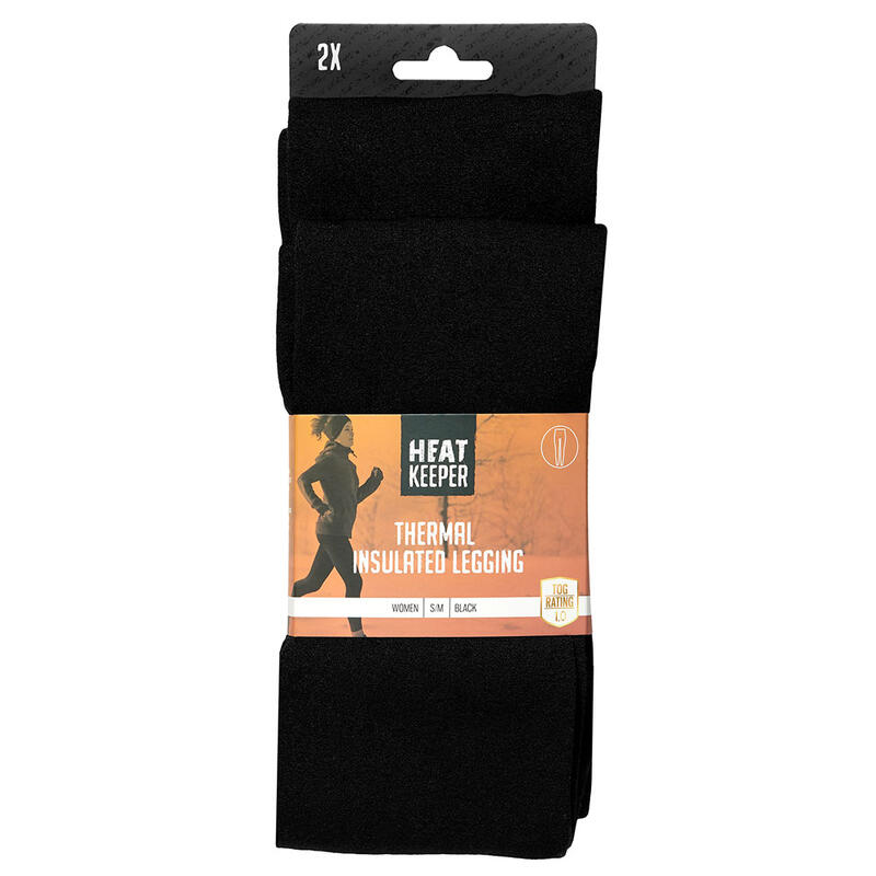 Heatkeeper - Thermo legging femme - XXL - Noir - Lot de 2 - Legging doublé femme