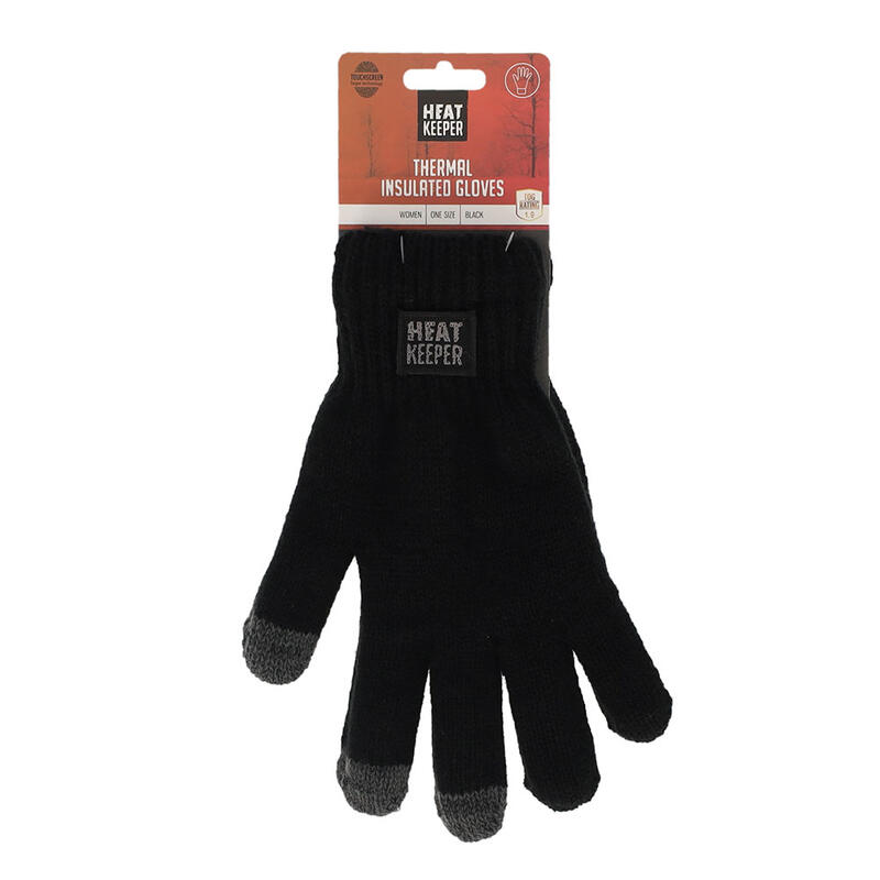 Gants femme Heat Keeper thermo avec i-touch noir