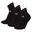 Xtreme - Yoga sokken - Unisex - Zwart - 39/42 - 3-Paar - Yoga sokken antislip