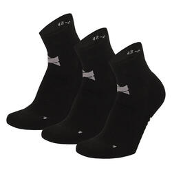 Xtreme - Yoga sokken - Unisex - Zwart - 42/45 - 3-Paar - Yoga sokken antislip