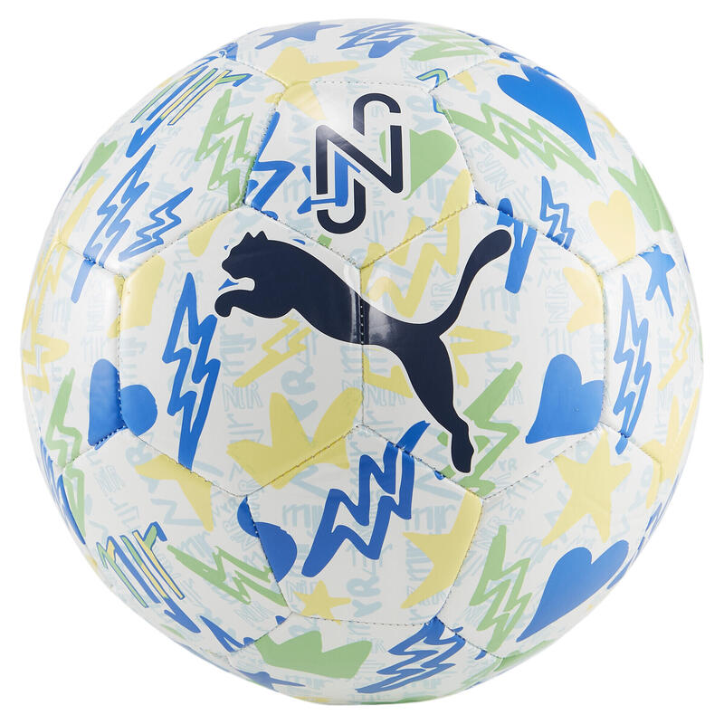 Ballon de football à imprimés Neymar Jr PUMA White Multicolor