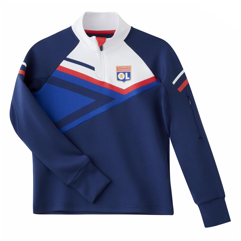 Sweatshirt Entraînement Boost Bleu Marine Enfant