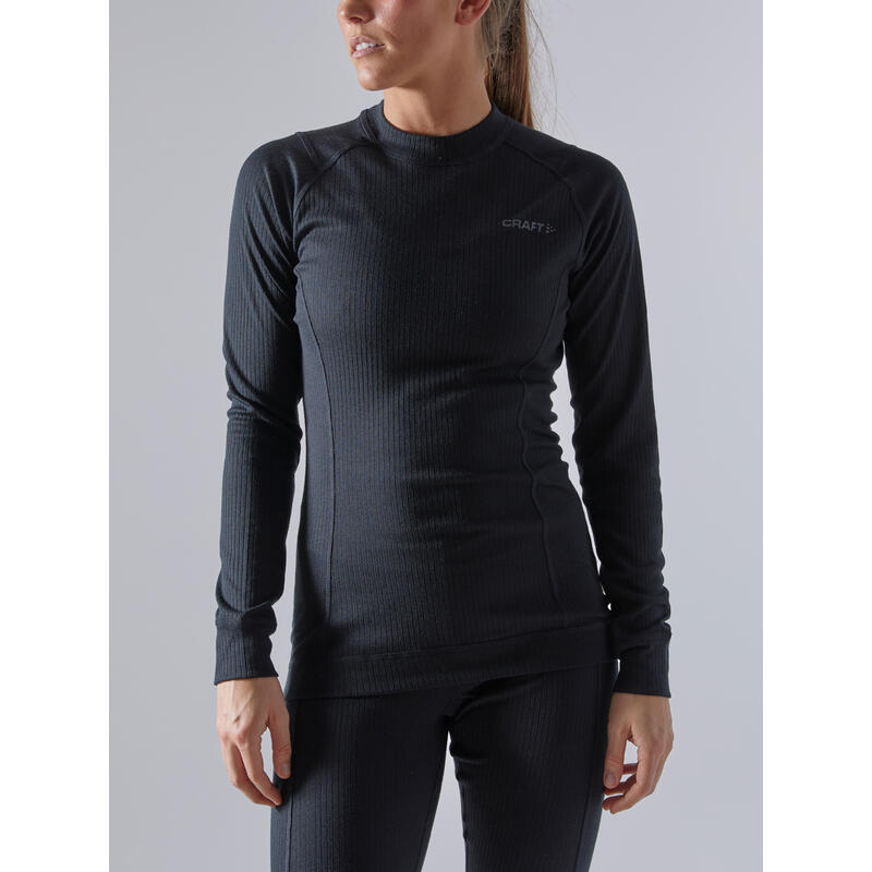 Set termic Craft Core Dry Baselayer negru pentru femei (XXL)