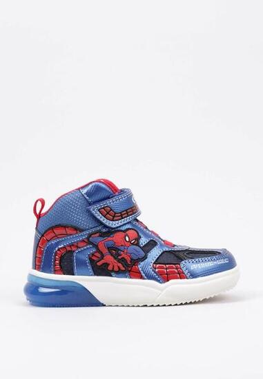 Zapatillas deportivas Niños GEOX tira velcro Spiderman azul