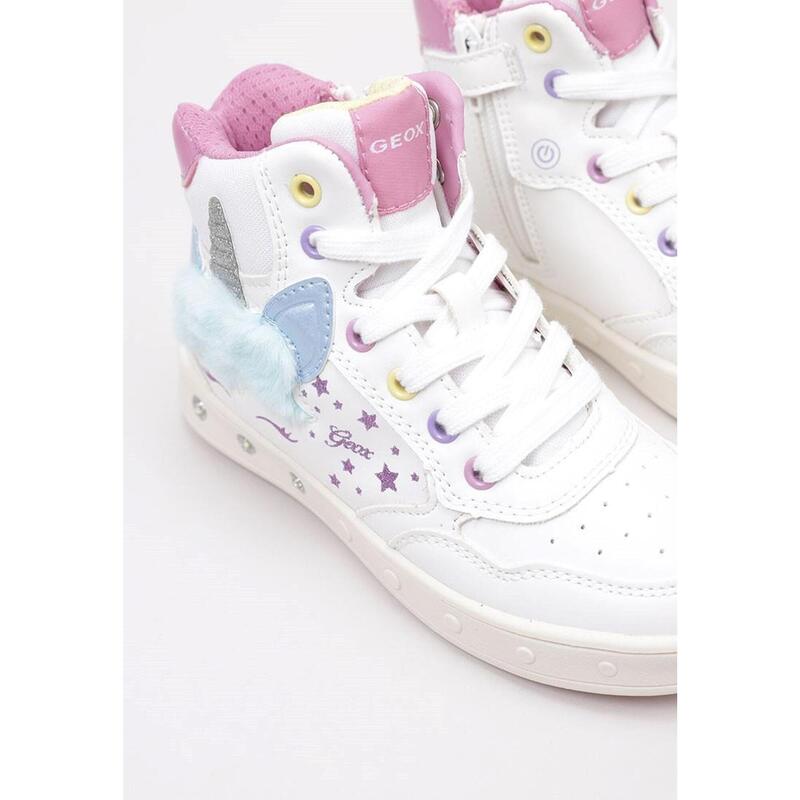 Zapatillas Deportivas Niños Geox J SKYLIN GIRL C Blanco