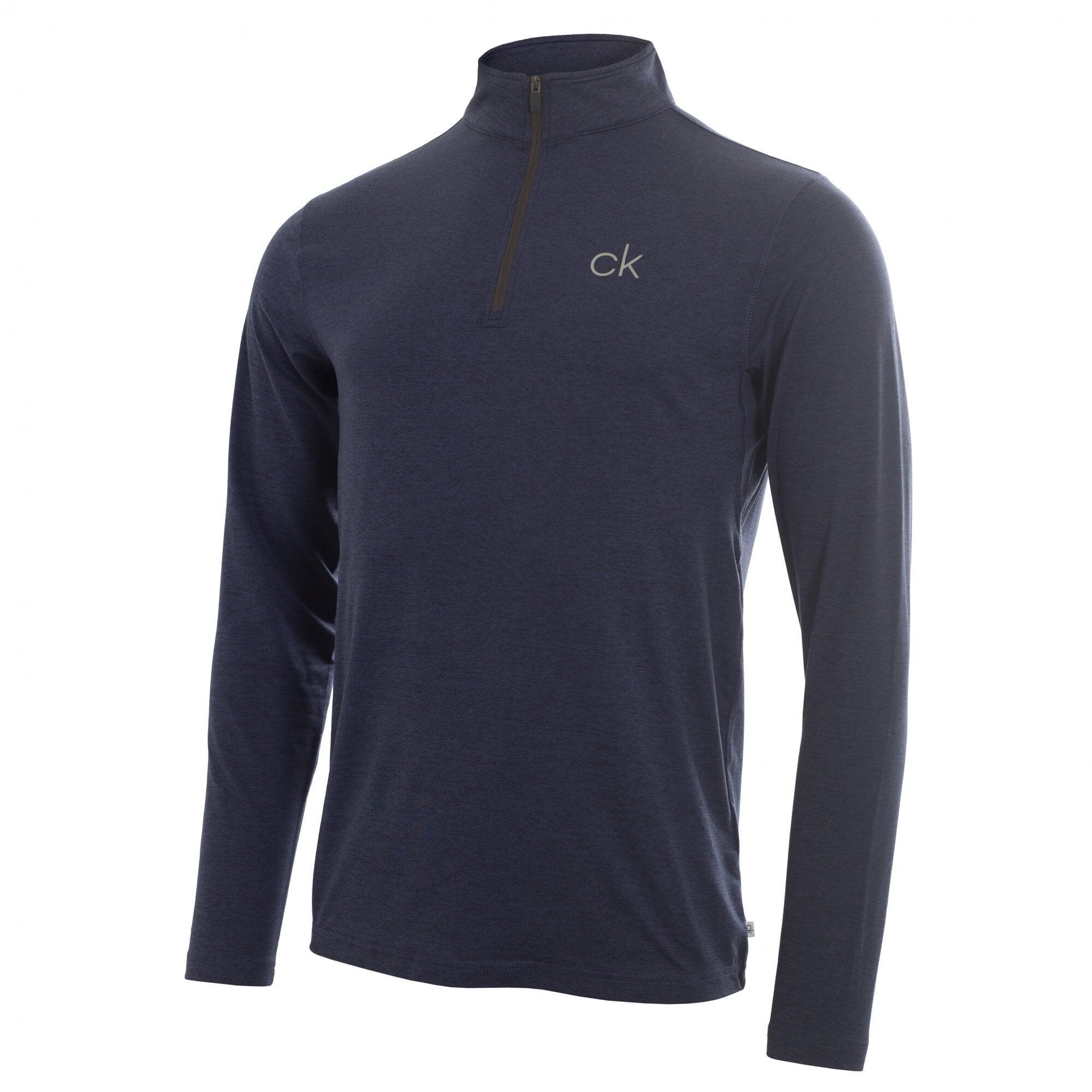 Calvin Klein NEWPORT HALF ZIP - Navy Marl 1/5