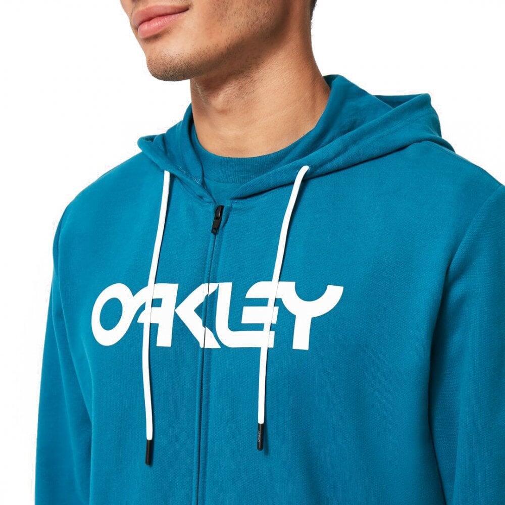 Oakley Teddy Full Zip Hoodie Aurora Blue 4/5