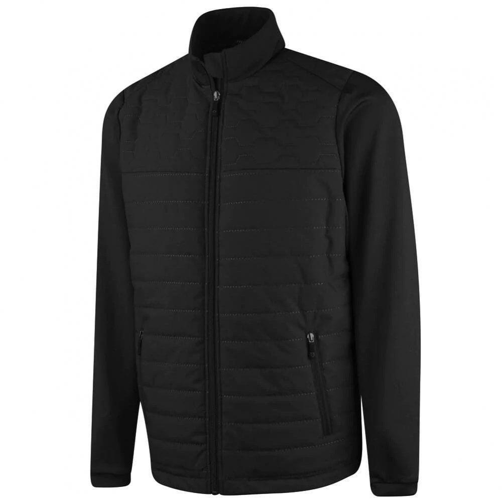ISLAND GREEN MENS HEAT WELD PADDED JACKET BLACK 1/1