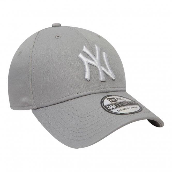 New Era League Basic 39Thirty New York Yankees Cap - Grey / White 2/4