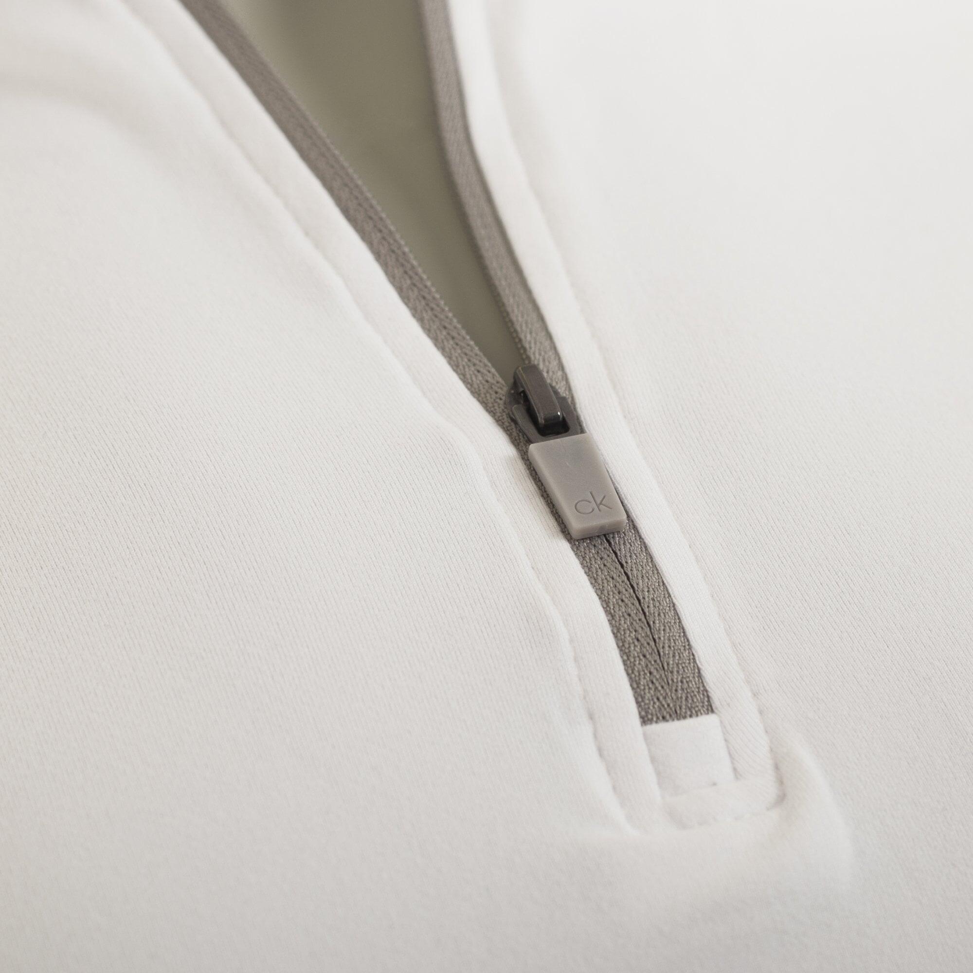 Calvin Klein NEWPORT HALF ZIP - WHITE 5/5