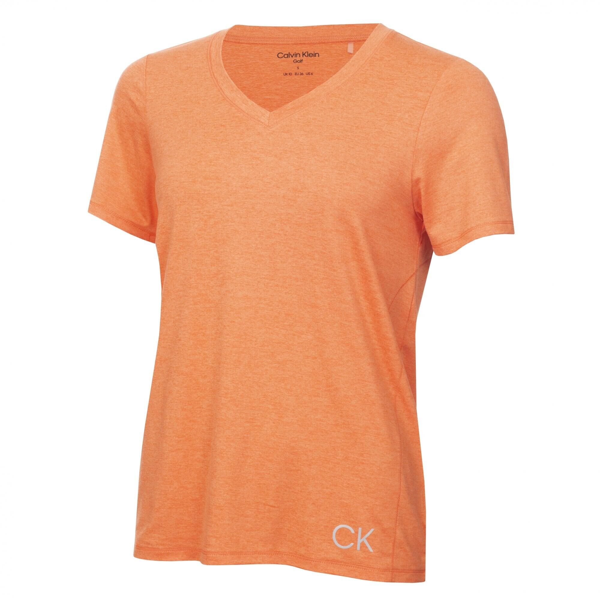 CALVIN KLEIN Calvin Klein Ladies Lifestyle RELAX T-SHIRT - Coral Marl