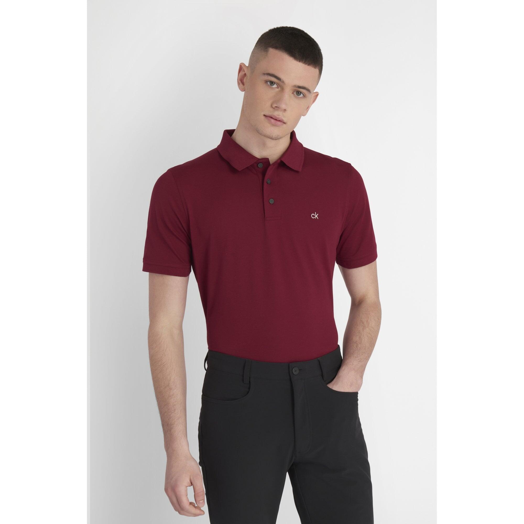 Calvin Klein PLANET POLO BURGUNDY 3/5